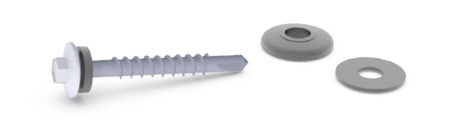 Fasteners Fixings Screws Style Includes Screw Ridge Assembly and Neo Washer
