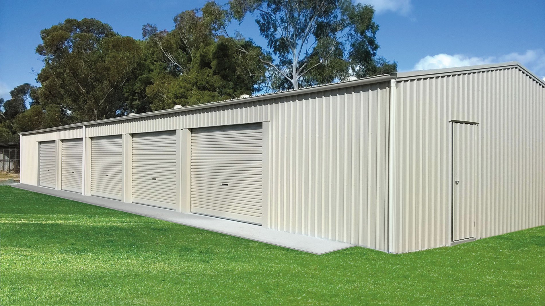 skillion roof sheds and garages - ranbuild