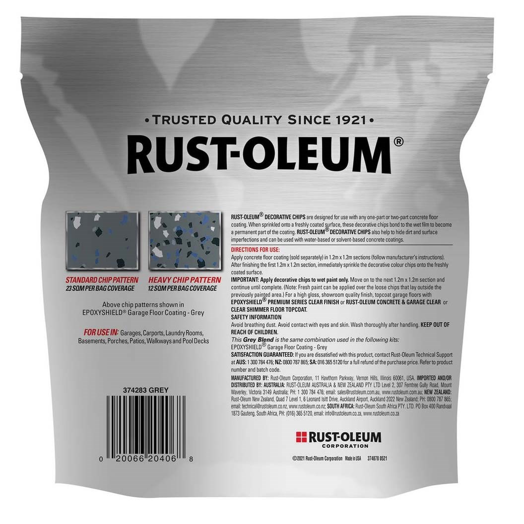 Rustoleum decorative color on sale chips