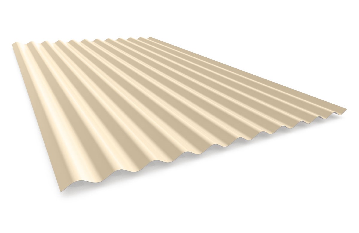 CGI Fence Sheet Standard .32mm BMT Primrose