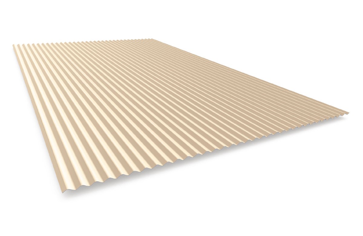 CGI Mini Fence Sheet Premium .35mm BMT Primrose