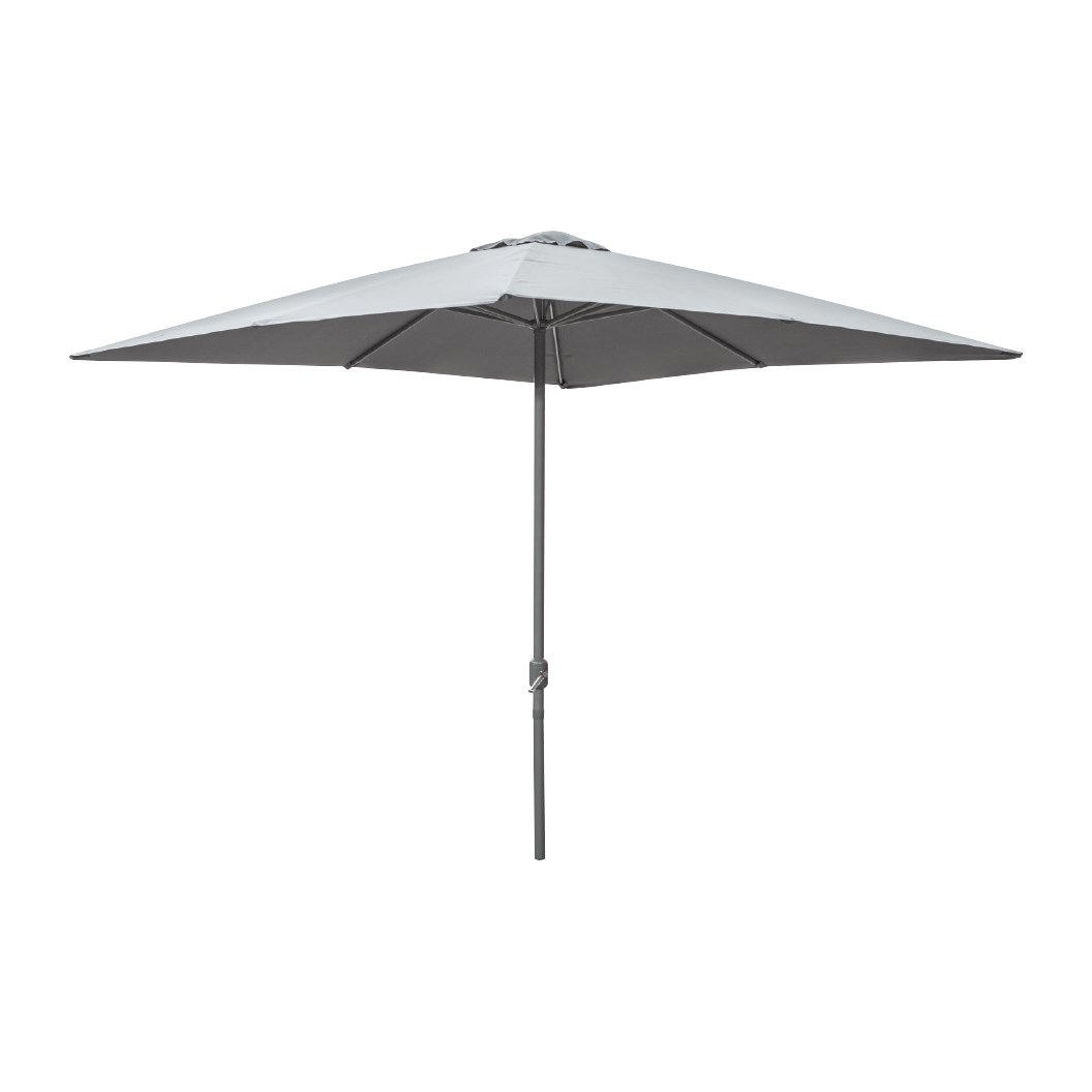 New Stratco Square Market Umbrella 3m Grey Outdoor Patio Garden Ebay