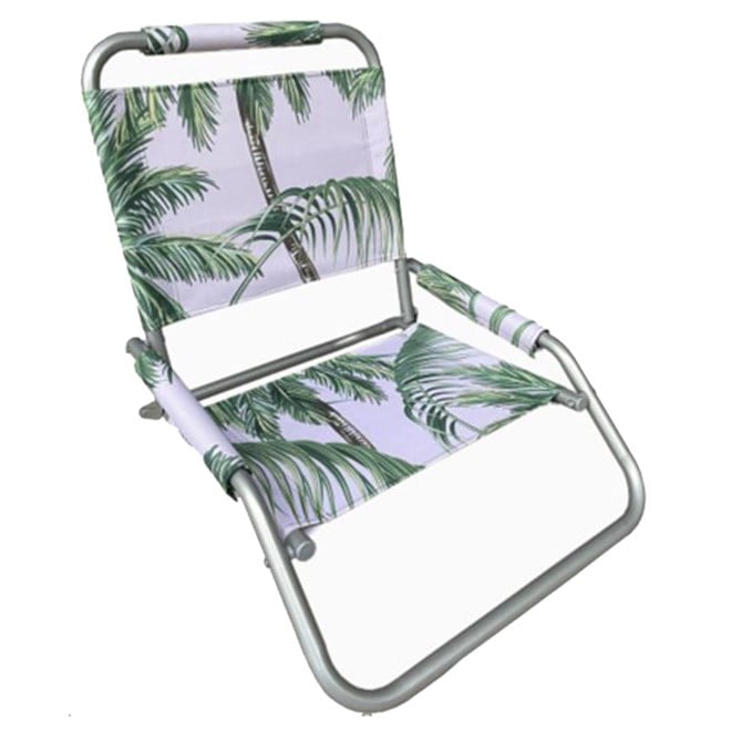 Foldable Beach Chair With Palm Design