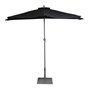 Hartman Half Umbrella 2.5m Black