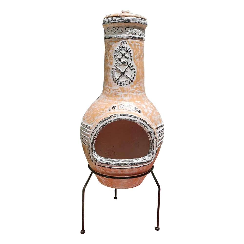 Stratco Aztec Terracotta Chimenea