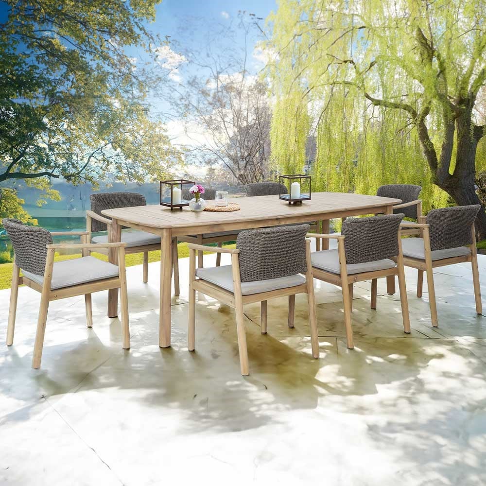 Lexi 9 Piece Outdoor Dining Set