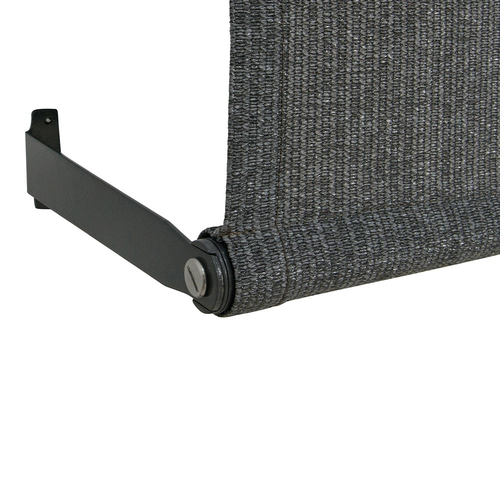 Coolaroo Outdoor Retractable Blind 1.8m X 2.1m Charcoal