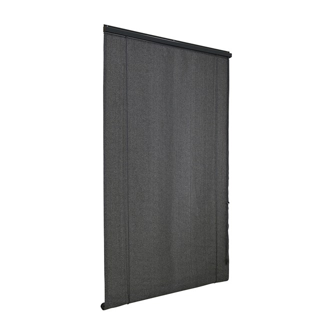 Coolaroo Outdoor Roll Up Blind 1.8m X 2.1m Charcoal