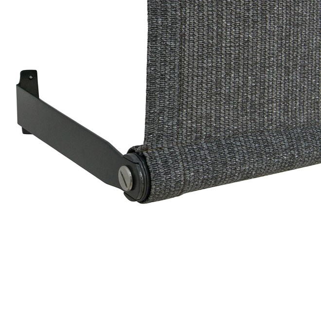 Coolaroo Outdoor Retractable Blind 1.5m X 2.1m Charcoal