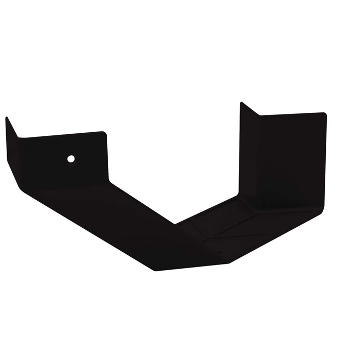 Edge Gutter 160 External Cast Angle 90° Ebony