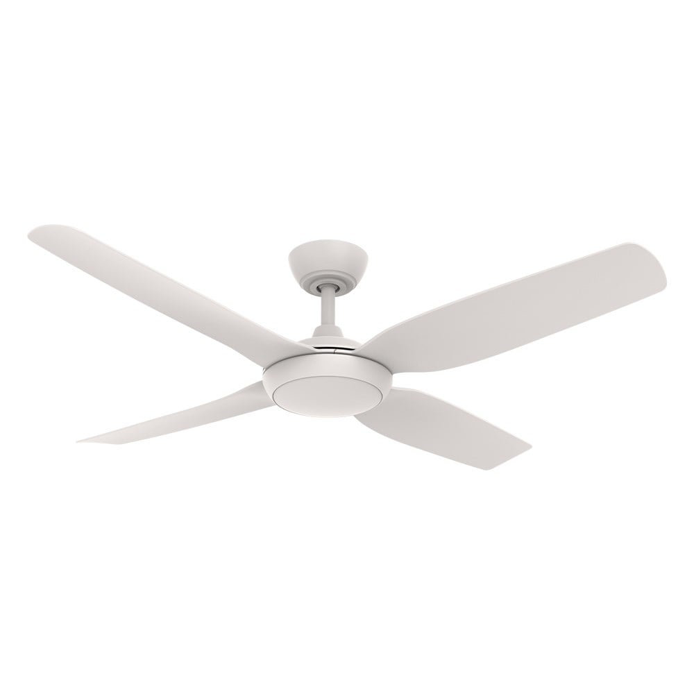 Viper DC WIFI 1320mm Ceiling Fan with 18W CCT LED Light Matt White