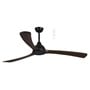 Norfolk Aero DC Smart 1765mm Ceiling Fan Black/Walnut