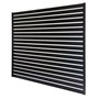 Ezi-Slat Panel Kit 75mm Blades 2400 W x 1785mm H 20mm Spacing Black