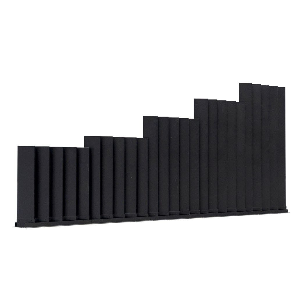 Feature Fencing Matt Black 950mm Vertical Upright