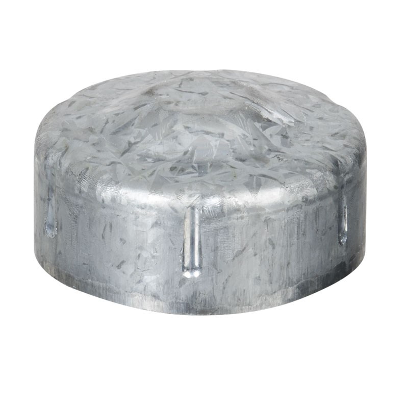 65mm Round Galvanised Steel Post Cap