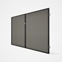 Good Neighbour® CGI Gate Premium .35 BMT Double 2.1m High Sheet: Birch, Frame: Ebony