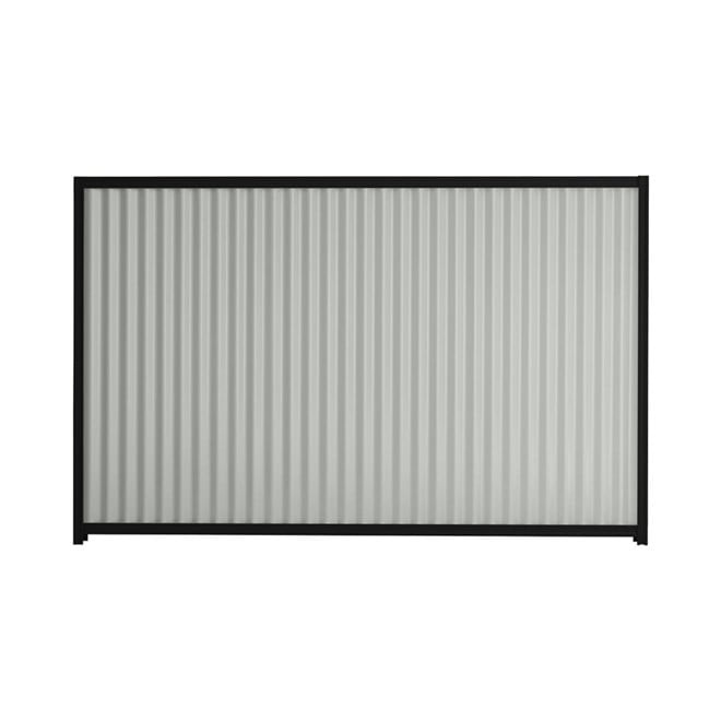 Good Neighbour® CGI 1200mm High Fence Panel Sheet: Gull Grey, Post/Track: Ebony