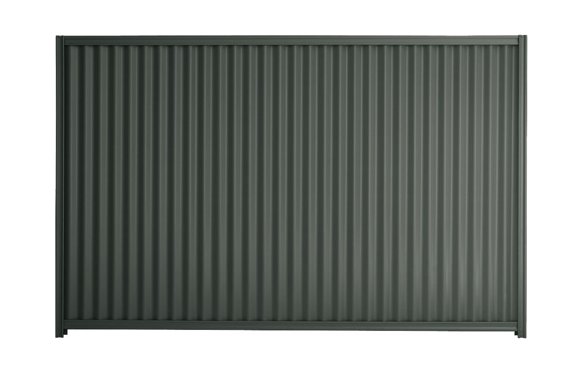 Good Neighbour CGI 1500mm High Fence Panel Sheet: Slate Grey, Post/Track: Slate Grey