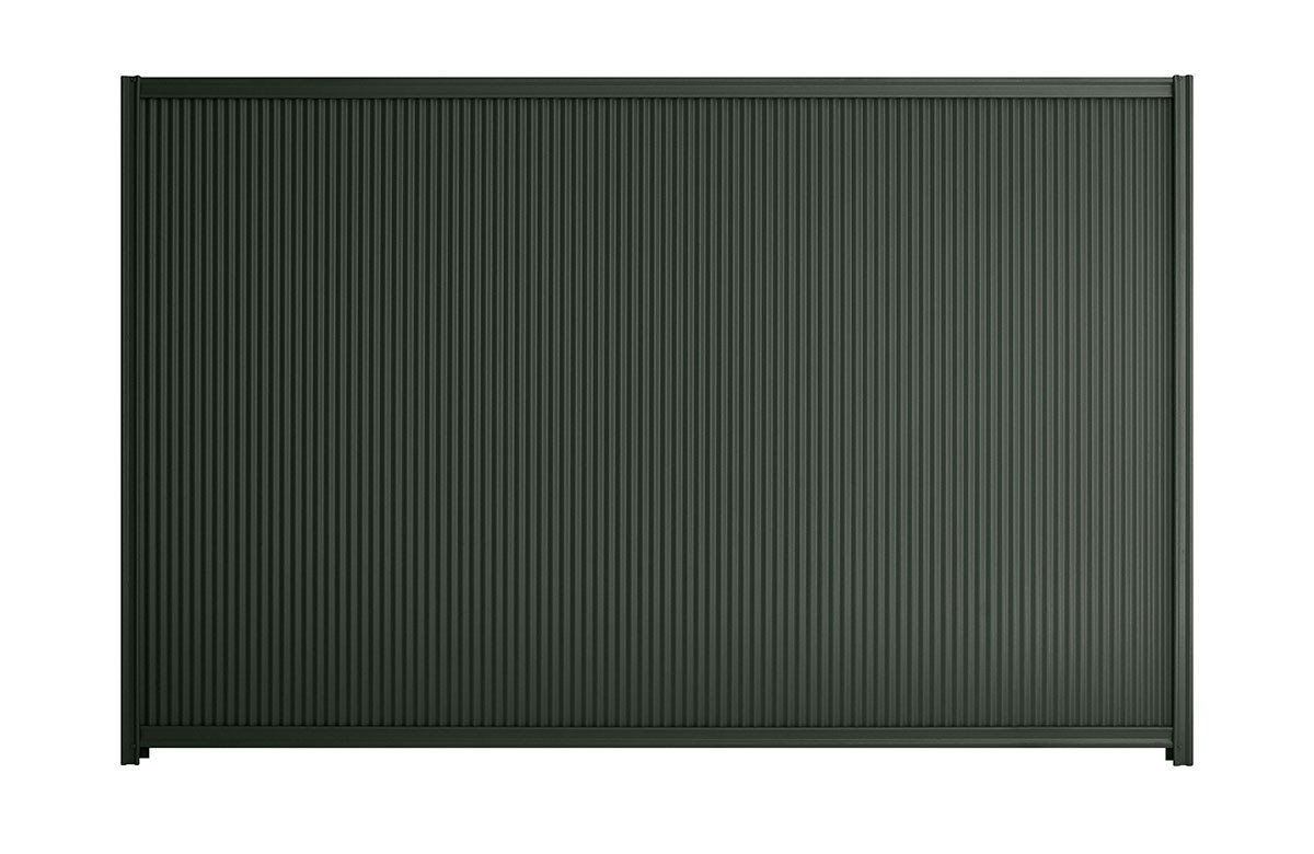 Good Neighbour CGI Mini 1500mm High Fence Panel Sheet: Gun Metal Grey, Post/Track: Gun Metal Grey