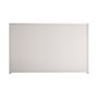 Good Neighbour CGI Mini 1500mm High Fence Panel Sheet: Off White, Post/Track: Off White