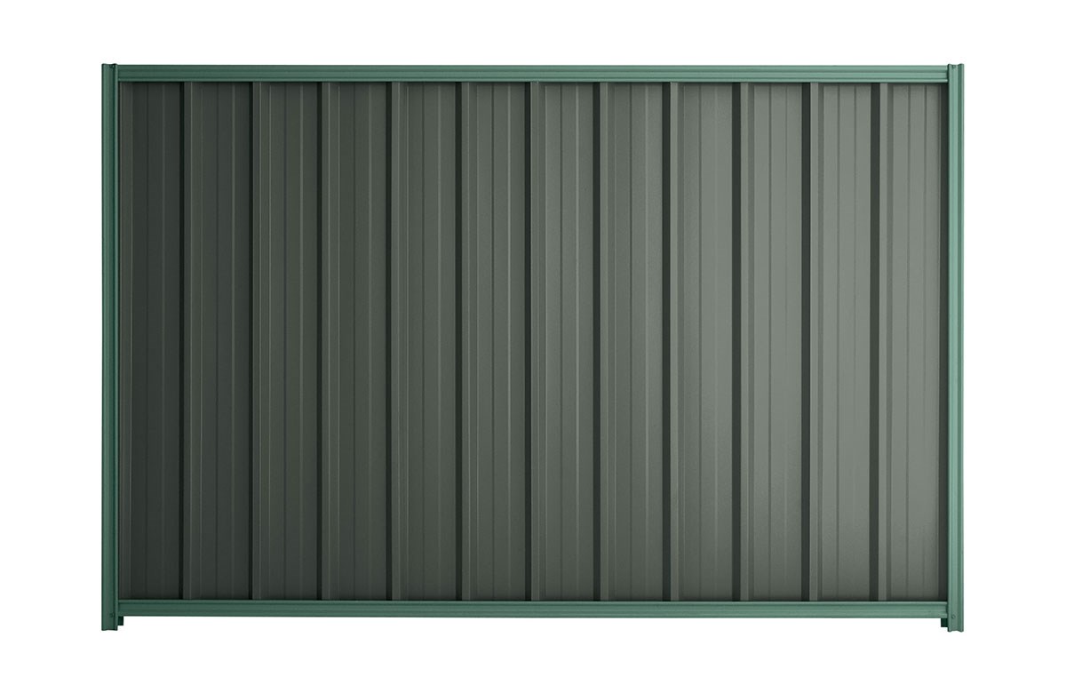Good Neighbour Superdek 1200mm High Fence Panel Sheet: Slate Grey, Post/Track: Rivergum