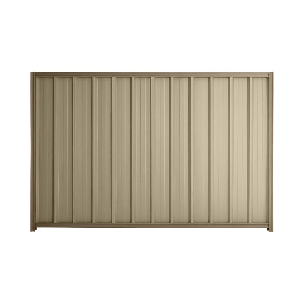 Good Neighbour® Superdek® 1200mm High Fence Panel Sheet: Merino Post/Track: Beige