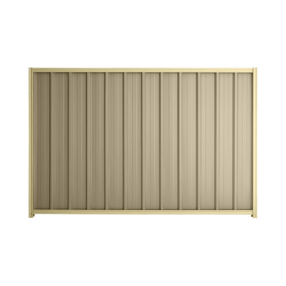 Good Neighbour® Superdek® 1200mm High Fence Panel Sheet: Merino Post/Track: Primrose