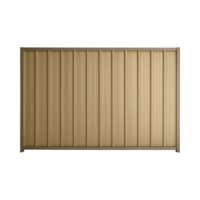 Good Neighbour® Superdek® 1200mm High Fence Panel Sheet: Wheat Post/Track: Beige