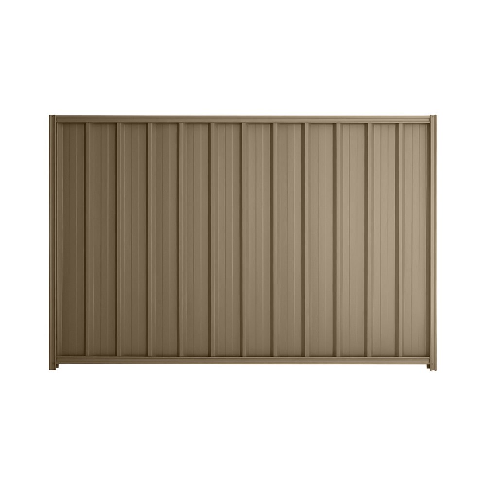 Good Neighbour® Superdek® 1500mm High Fence Panel Sheet: Beige Post/Track: Beige