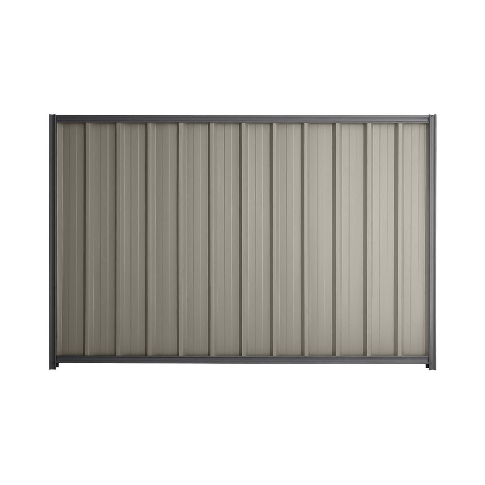 Good Neighbour® Superdek® 1800mm High Fence Panel Sheet: Birch Post/Track: Granite