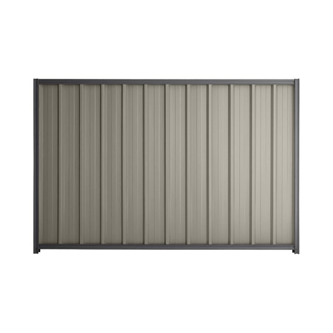 Good Neighbour® Superdek® 1800mm High Fence Panel Sheet: Birch Post/Track: Granite