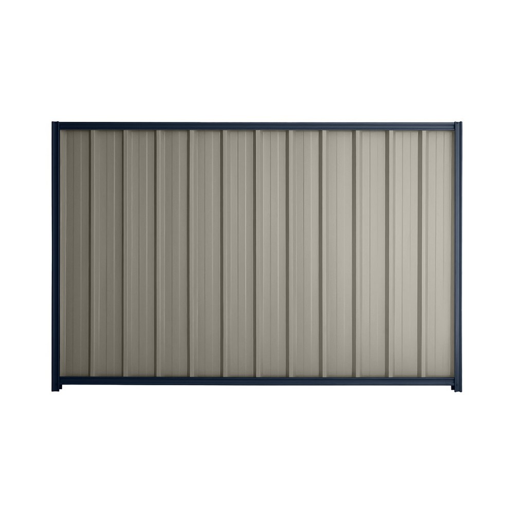 Good Neighbour® Superdek® 1800mm High Fence Panel Sheet: Birch Post/Track: Mountain Blue