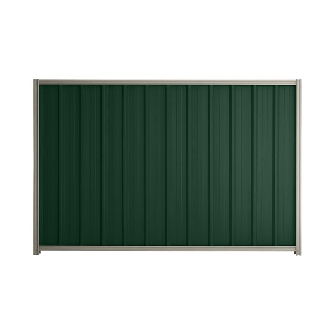 Good Neighbour® Superdek® 2100mm High Fence Panel Sheet: Caulfield Green Post/Track: Birch