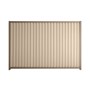 Good Neighbour Smartspan 1500mm High Fence Panel Sheet: Merino, Post/Track: Beige