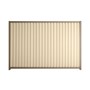 Good Neighbour Smartspan 1500mm High Fence Panel Sheet: Primrose, Post/Track: Beige