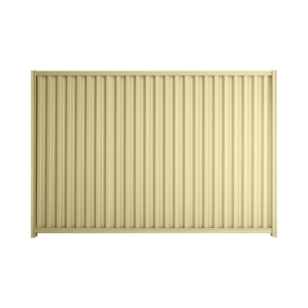 Good Neighbour® Smartspan® 1200mm High Fence Panel Sheet: Primrose Post/Track: Primrose