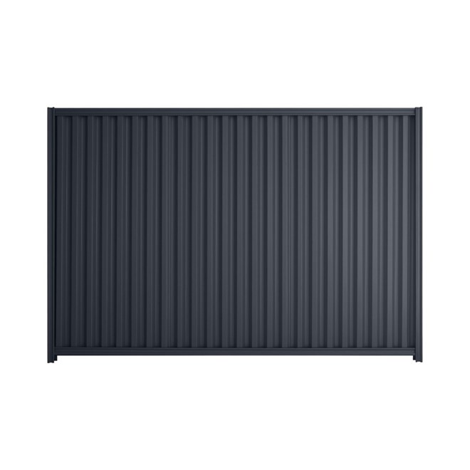 Good Neighbour® Smartspan® 1500mm High Fence Panel Sheet: Dark Stone Post/Track: Dark Stone