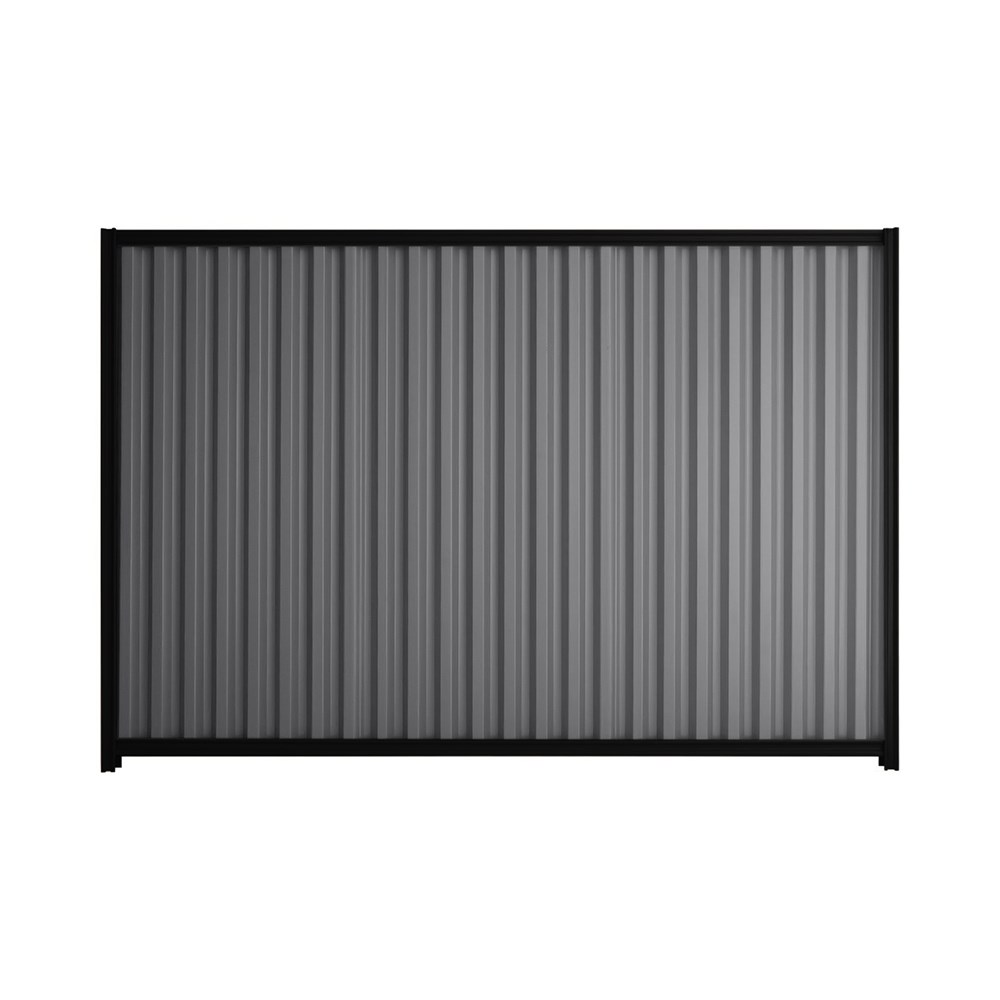 Good Neighbour® Smartspan® 1500mm High Fence Panel Sheet: Granite Post/Track: Ebony