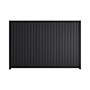 Good Neighbour® Smartspan® 1500mm High Fence Panel Sheet: Gun Metal Grey Post/Track: Ebony