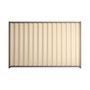 Good Neighbour Wavelok 1500mm High Fence Panel Sheet: Primrose, Post/Track: Beige