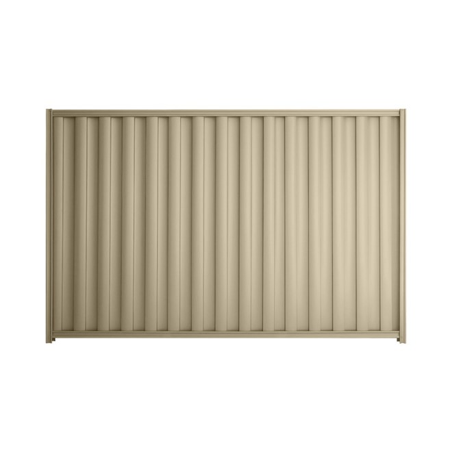 Good Neighbour® Wavelok® 1200mm High Fence Panel Sheet: Merino Post/Track: Merino