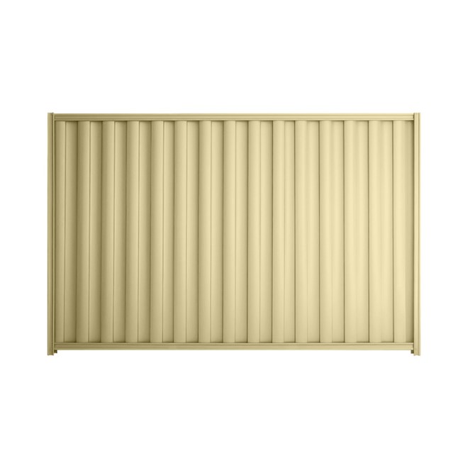 Good Neighbour® Wavelok® 1200mm High Fence Panel Sheet: Primrose Post/Track: Primrose