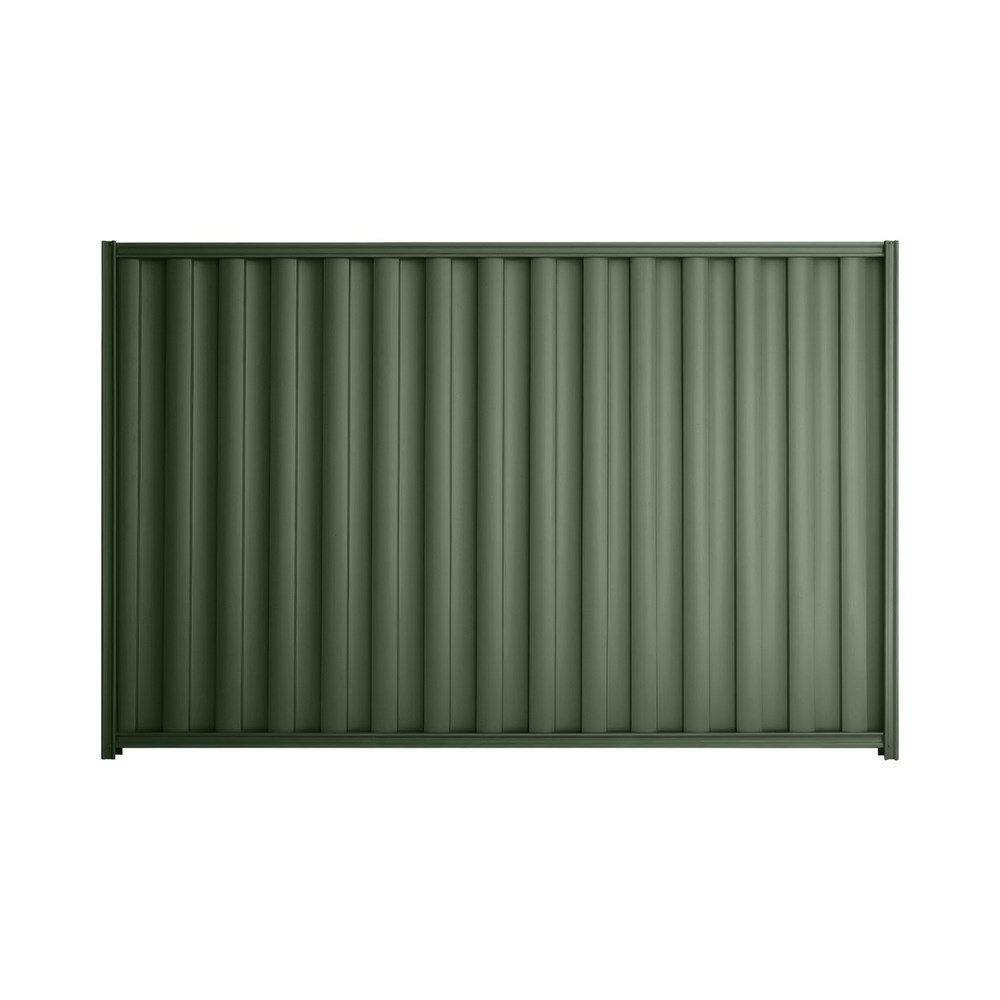 Good Neighbour® Wavelok® 1200mm High Fence Panel Sheet: Rivergum Post/Track: Rivergum