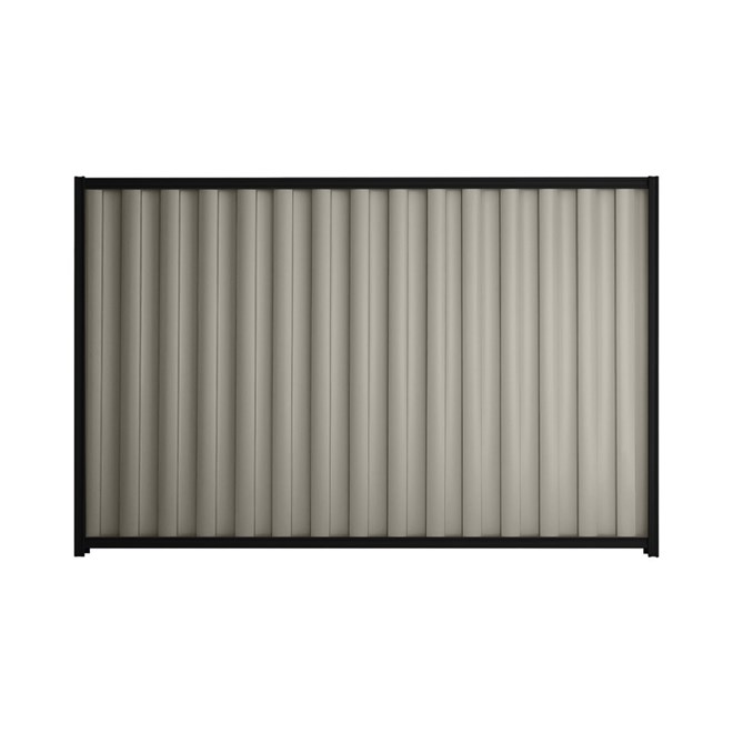 Good Neighbour® Wavelok® 1500mm High Fence Panel Sheet: Birch Post/Track: Ebony