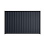 Good Neighbour® Wavelok® 1500mm High Fence Panel Sheet: Dark Stone Post/Track: Ebony