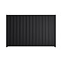 Good Neighbour® Wavelok® 1500mm High Fence Panel Sheet: Gun Metal Grey Post/Track: Ebony