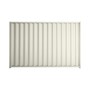 Good Neighbour® Wavelok® 1500mm High Fence Panel Sheet: Off White Post/Track: Off White