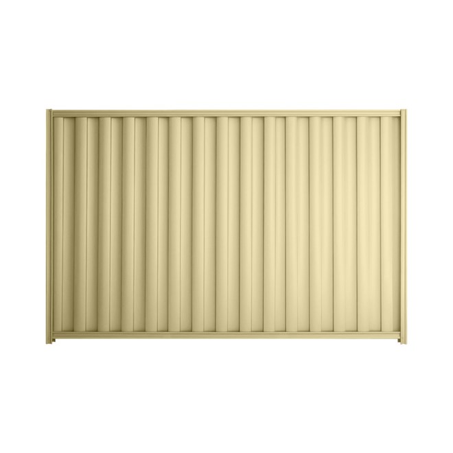Good Neighbour® Wavelok® 1500mm High Fence Panel Sheet: Primrose Post/Track: Primrose