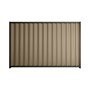 Good Neighbour® Wavelok® 1800mm High Fence Panel Sheet: Beige Post/Track: Slate Grey