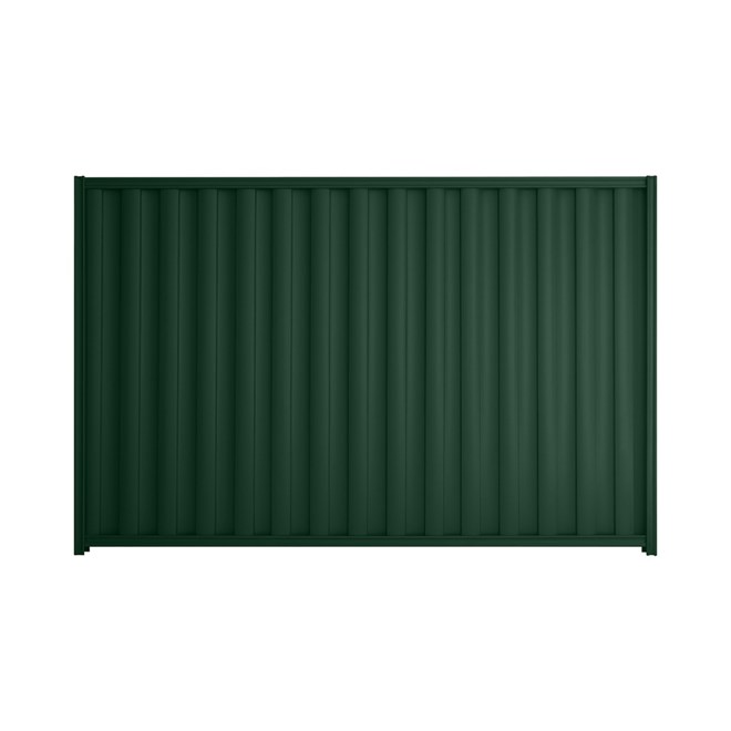 Good Neighbour® Wavelok® 1800mm High Fence Panel Sheet: Caulfield Green Post/Track: Caulfield Green